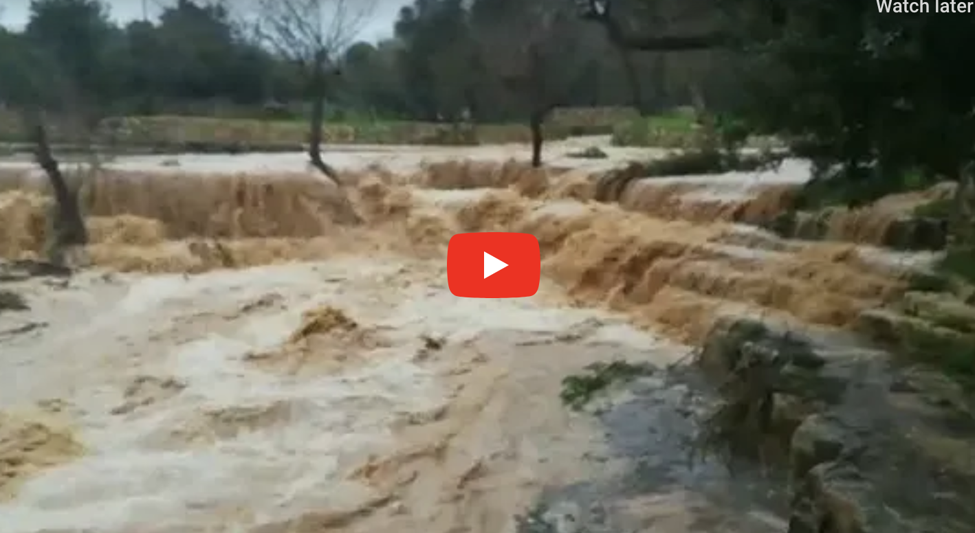 Rain Flash Floods Kinneret Sea of Galilee