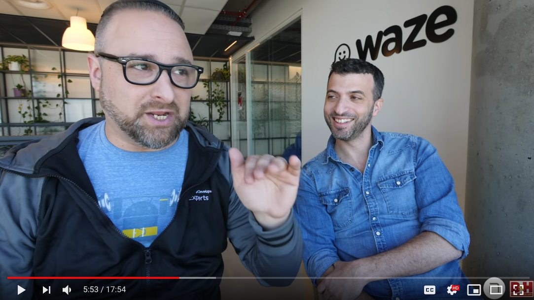 Hillel Fuld at Waze!