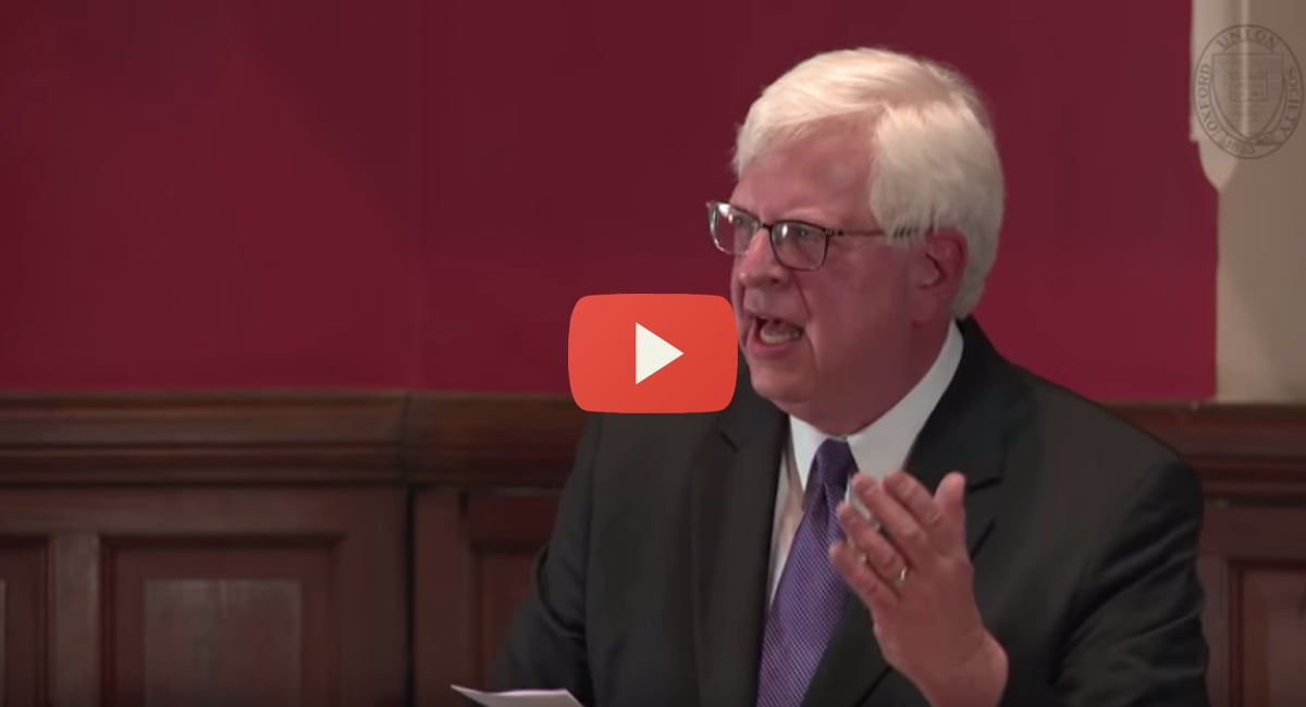 Prager spoke at Oxford Union and erased all questions about Hamas