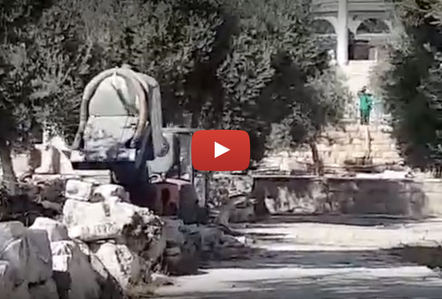 Temple Mount WAQF Garbage