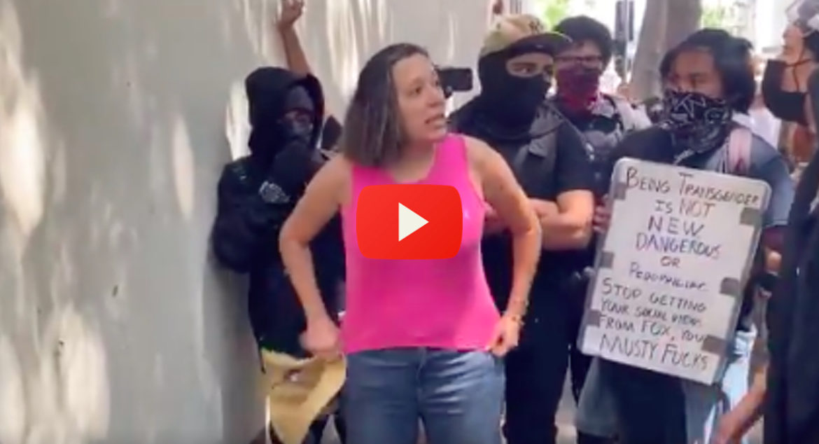 Leftists-Attack-Woman